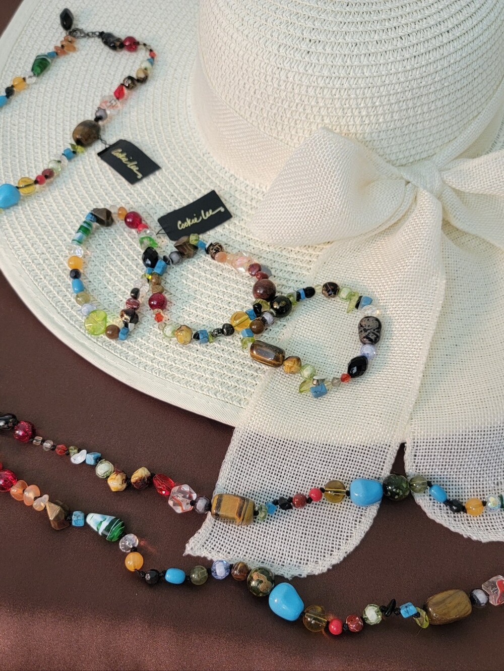 Cookie Lee Multicolor Beaded Necklace